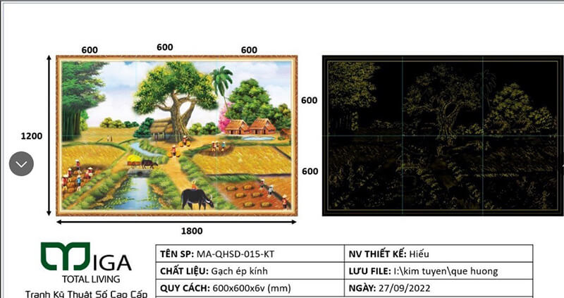 Tranh kỹ thuật số MA-QHSD-015-KT