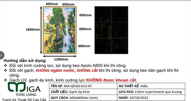 Tranh kỹ thuật số MA-QHSD-013-KT