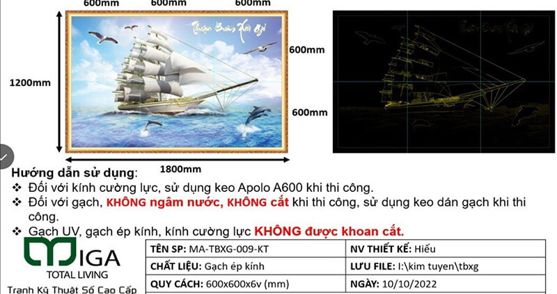 Tranh kỹ thuật số MA-TBXG-009-KT