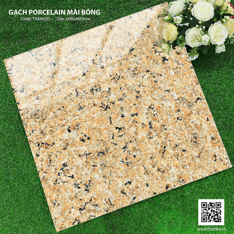 Gạch Porcelain mài bóng 60×60 TK6653D