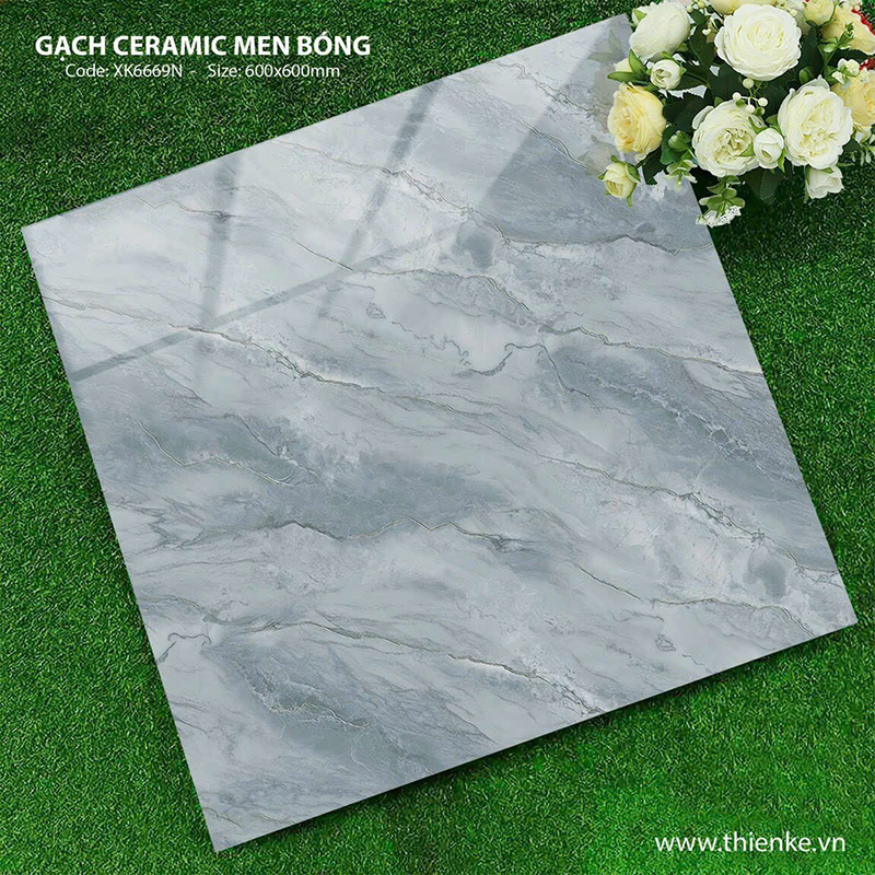 Gạch Porcelain mài bóng 60×60 TK6669