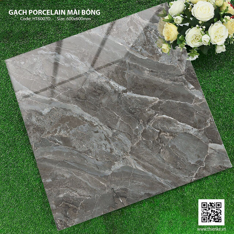 Gạch Porcelain mài bóng 60×60 TK-HT6007D